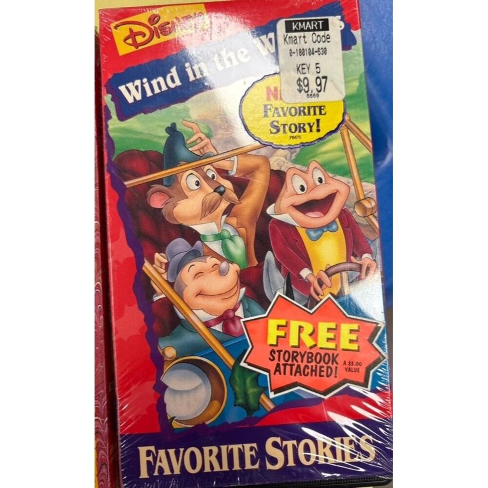 Disney wind in the willows VHS vintage